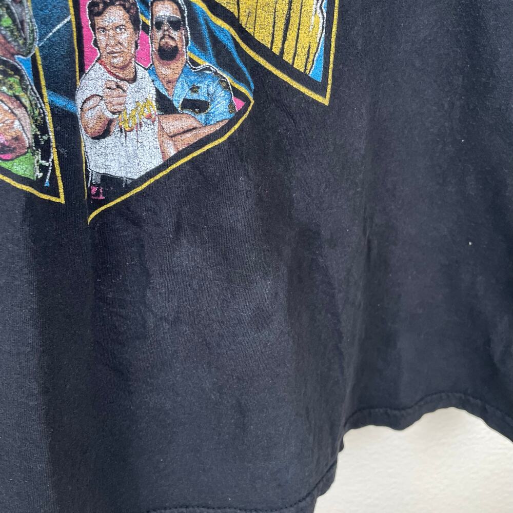 WWE WrestleMania Mens T Shirt Sz XL Grunge Trucker Hipster Graphic Distressed - Picture 7 of 9